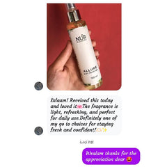 Allure – Expresses your Personality!! – Body Spray Mist Perfume