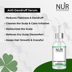 Anti-Dandruff Serum – Smoothing Hydrating Formula with Heat Protection for Dry, Frizzy & Damaged Hair