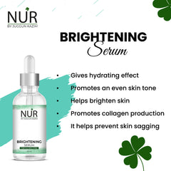 Brightening Serum – Intensives For Dewy Looking Skin, Hydrates, Moisturizes & Reduce Wrinkles, 100% All Natural Formula