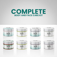 Body & Face Care Kit - Ubtan Scrub, Lavender Face Scrub, Glow Face Scrub, Rose Scrub, Ubtan Body Scrub, Lavender Body Scrub, Glow Body Scrub, Rose Body Scrub