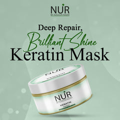 Keratin Hair Mask for Dry Hair – Enhance the texture, Reduce hair breakage and damage & Hydrating Hair Treatment