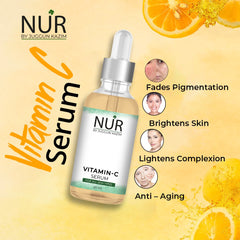 Vitamin C Serum- Brightens Skin, Anti – Aging, Fades Pigmentation, Lightens Complexion, Protects Skin from Environmental & Sun Damage