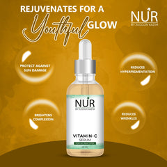 Vitamin C Serum- Brightens Skin, Anti – Aging, Fades Pigmentation, Lightens Complexion, Protects Skin from Environmental & Sun Damage