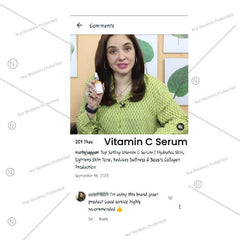 Vitamin C Serum- Brightens Skin, Anti – Aging, Fades Pigmentation, Lightens Complexion, Protects Skin from Environmental & Sun Damage