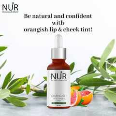 Orangish Lip & Cheek Tint – Style your lips with lip tint, Provides a natural look, Enhances lips – 100% pure