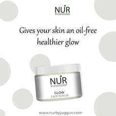 Glow Face Scrub – Oil it, clean it, scrub it, helps to look youthful, provides shine – 100% pure.