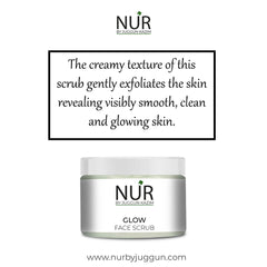 Glow Face Scrub – Oil it, clean it, scrub it, helps to look youthful, provides shine – 100% pure.