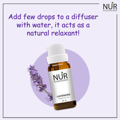 Lavender Essential Oil – An Essential Ingredient in Cosmetic Products, Best for Dry Skin & Treating Wrinkles, Helps in Reducing Anxiety & Depression