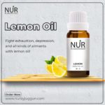 Lemon Essential Oil – Better skin complexion, Boosts Immune System & Relieves Stress