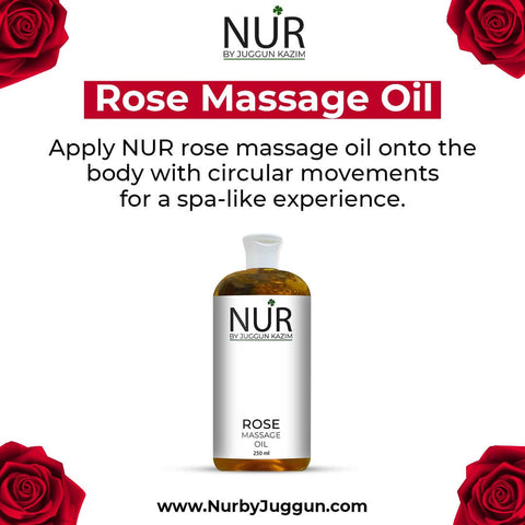 Rose Massage Oil – Hydrating, Calming, Warming, Relaxing & Rejuvenating Body Oil