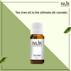 Tea Tree Essential Oil – Best for Acne Treatment, Reduce Blemishes & Dark Spots, Effective Wound Healer