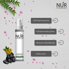 Charcoal Face Wash – Redefine your confidene, Reduces oil, Kill skin bacteria, cleanse skin pores – 100% pure organic