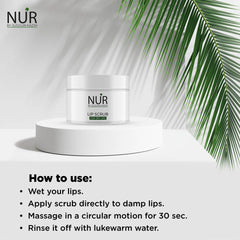Lip Scrub for Dry Lips – Natural Lip Mask Treatment, Effectively Moisturizes & Repairs Dry Lips