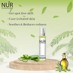 Neem Face Wash – Get spot free skin, Soothes & Reduces redness, Cure irritated skin – 100% organic