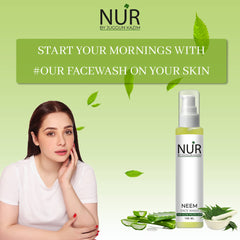 Neem Face Wash – Get spot free skin, Soothes & Reduces redness, Cure irritated skin – 100% organic