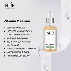 Vitamin C Serum- Brightens Skin, Anti – Aging, Fades Pigmentation, Lightens Complexion, Protects Skin from Environmental & Sun Damage