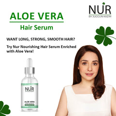 Aloe Vera Hair Serum – Nature’s best packed as a serum , promotes hair growth, deep cleans oily hair – 100% Organic