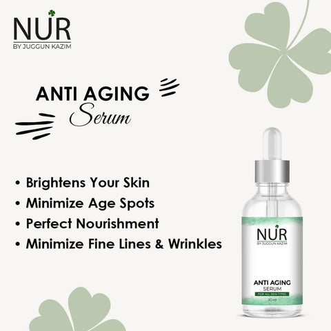 Anti Aging Serum – Keep your skin forever young , reduces acne, provides hydration – 100% Pure