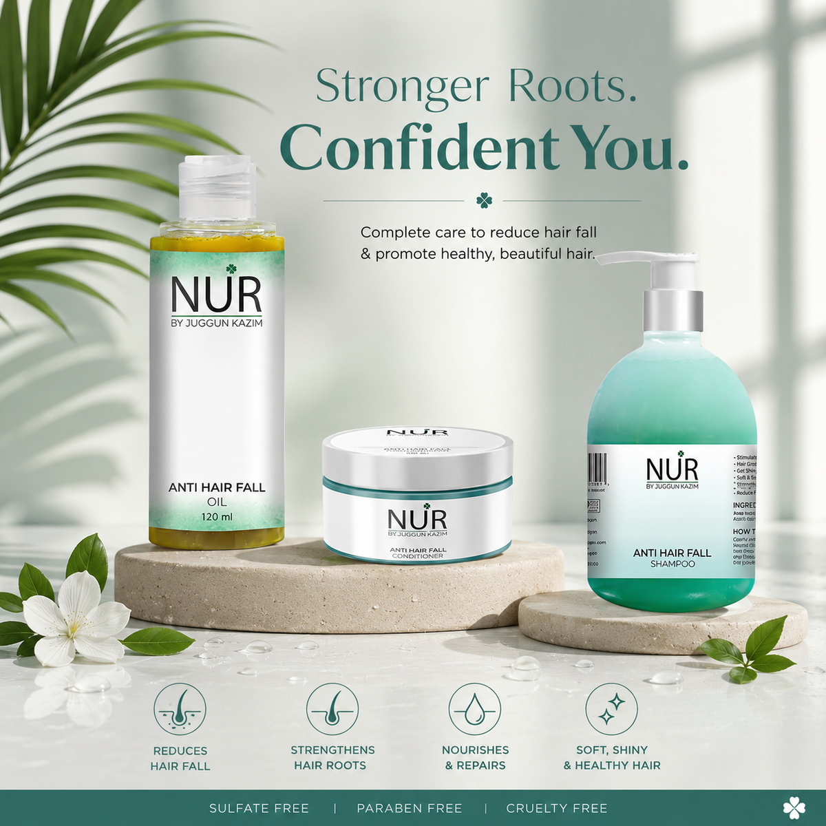 Anti Hair Fall Kit – Anti Hair Fall Oil, Anti Hair Fall Shampoo & Anti Hair Fall Conditioner