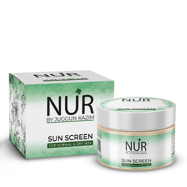 Sunscreen for Dry and Normal skin – Reduces the risk of skin cancer, Protect the skin from sunburn, Limit the area of sunspots & Reduces signs of ageing