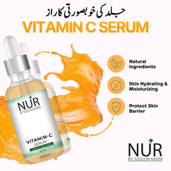 Vitamin C Serum- Brightens Skin, Anti – Aging, Fades Pigmentation, Lightens Complexion, Protects Skin from Environmental & Sun Damage