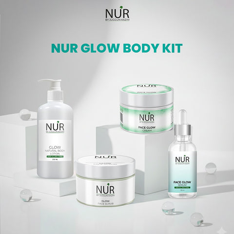Glow Body Kit – Glow Natural Body Lotion, Face Glow Cream, Face Glow Scrub & Face Glow Serum