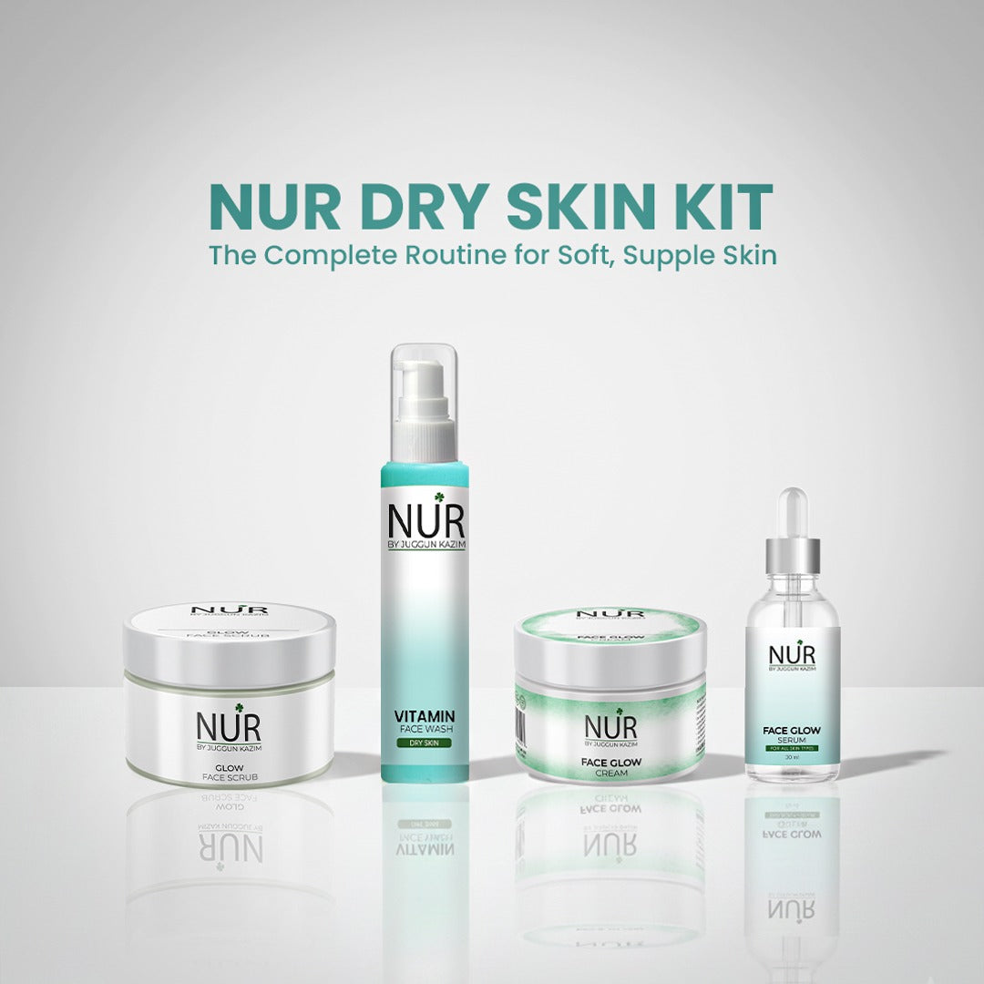 Dry Skin Kit – Vitamin Face Wash, Face Glow Cream, Face Glow Scrub & Face Glow Serum