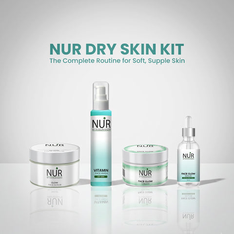 Dry Skin Kit – Vitamin Face Wash, Face Glow Cream, Face Glow Scrub & Face Glow Serum