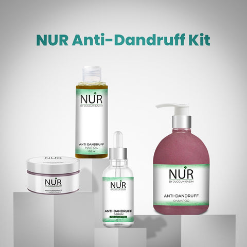 Anti-Dandruff Kit – Anti-Dandruff Hair Oil, Anti-Dandruff Shampoo, Anti-Dandruff Conditioner, Anti-Dandruff Serum