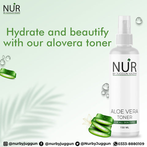 Aloe Vera Toner – Tired of your bad facial skin? Put on a toner to fix everything,hydrates your skin, reduces acne, lighten scars – 100%