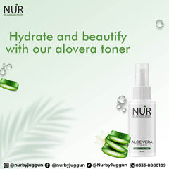 Aloe Vera Toner [Pocket Size 50ml] – Nourishes Skin, Brightens Skin Tone, Maintain Skin’s Ph Level, Enhances Skin’s, Natural Glow