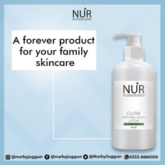 Glow Natural Body Lotion – A big no to skin dryness, heals dry skin, locks in moisture – 100% Pure