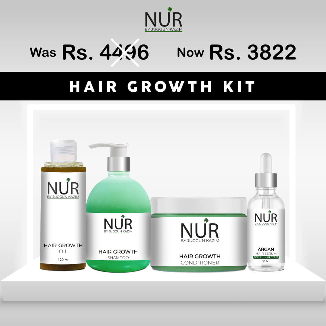 Hair Growth Kit – Hair Growth Oil, Hair Growth Shampoo, Hair Growth Conditioner & Argan Hair Serum