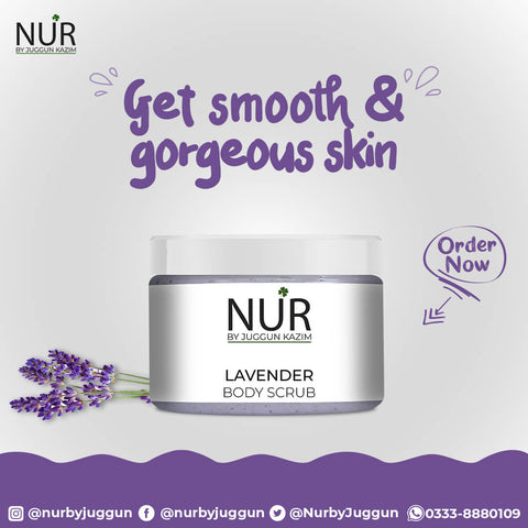 Lavender Body Scrub – A new way to start your day, exfoliate, remove dead skin cells – 100% Pure