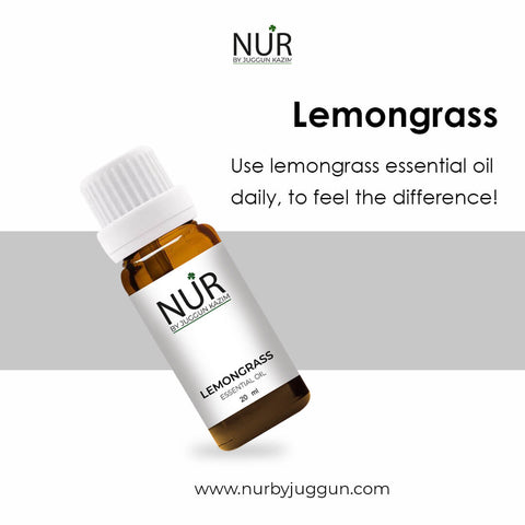 Lemongrass Essential Oil – Treats Digestive Problems, Promotes Healthy & Glowing Skin, Helpful In Relieve Muscles Pains