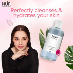 Micellar Cleansing Water – Now any makeup will be removed instantly, remove excess oil, keeps skin soft – 100% Pure