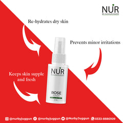 Rose Toner [Pocket Size 50ml] – Glow better with a toner, soothes irritation, ideal for all skin types – pure organic