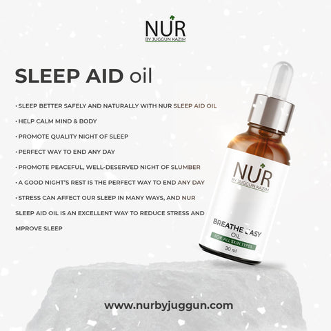Sleep Aid Oil – Blended with Different Essential Oils, Calming, Relaxing & Soothing Effect & Good for Peaceful Sleep
