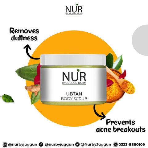Ubtan Body Scrub – Exfoliate your body for smooth, nourished & beautiful skin, reverse skin damage, – 100% pure
