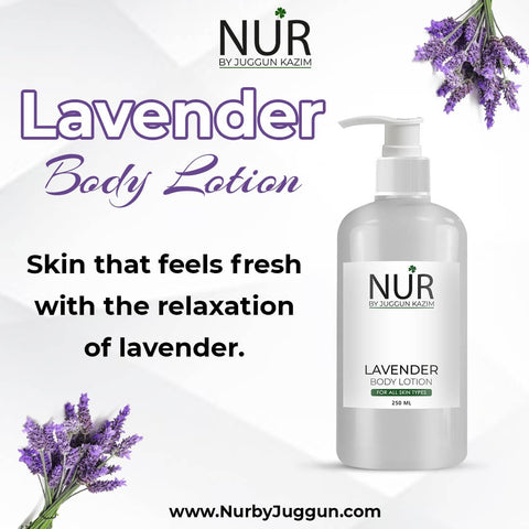 Lavender Body Lotion – Soothe and Soften dry Skin, Deeply Nourishing & Stress Relief Moisturizing Body Lotion