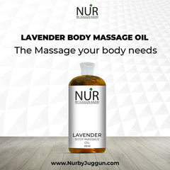 Lavender Body Massage Oil –Soothing Massage Therapy, Promotes Relaxation, Treat Anxiety, fungal infections & Hair loss