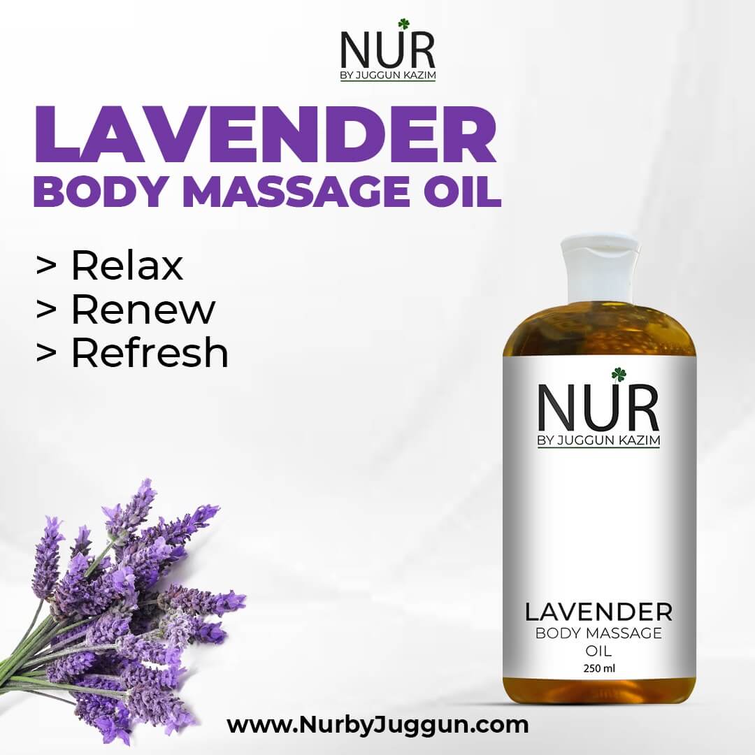 Lavender Body Massage Oil –Soothing Massage Therapy, Promotes Relaxation, Treat Anxiety, fungal infections & Hair loss