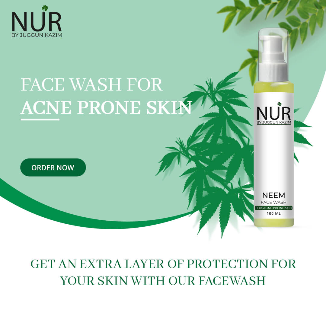 Neem Face Wash – Get spot free skin, Soothes & Reduces redness, Cure irritated skin – 100% organic