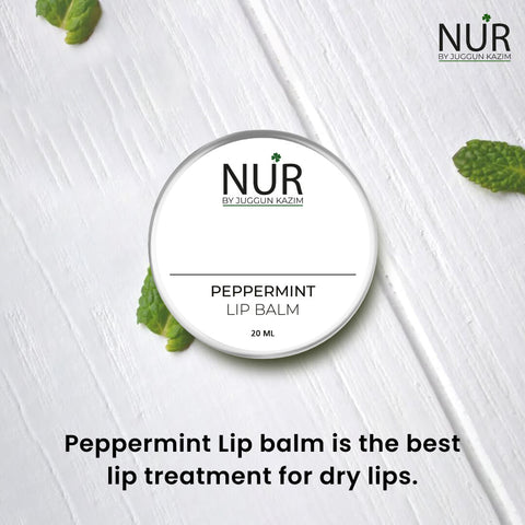 Peppermint Lip Balm – Lighten Lips, Hydrates Dry & Chapped Lips, Restores Natural Lip Color & Improves Lip Texture & Gloss