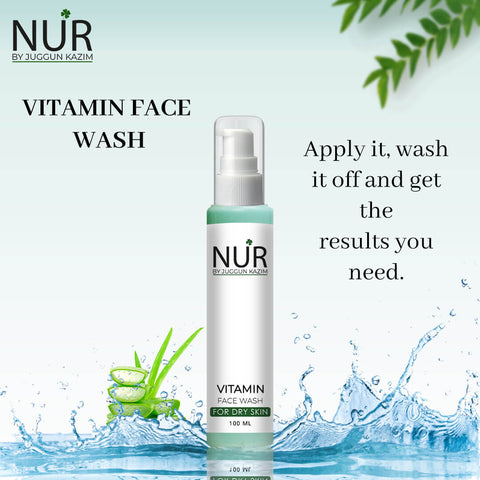 Vitamin Face Wash – Let the skin breathe, Removes impurities & germ, Keeps skin hydrated – 100% pure organic